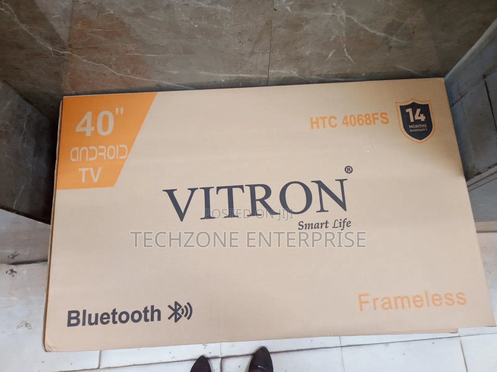 Vitron 40′′ Inch Smart Android Htc4068s Tv Warranty 