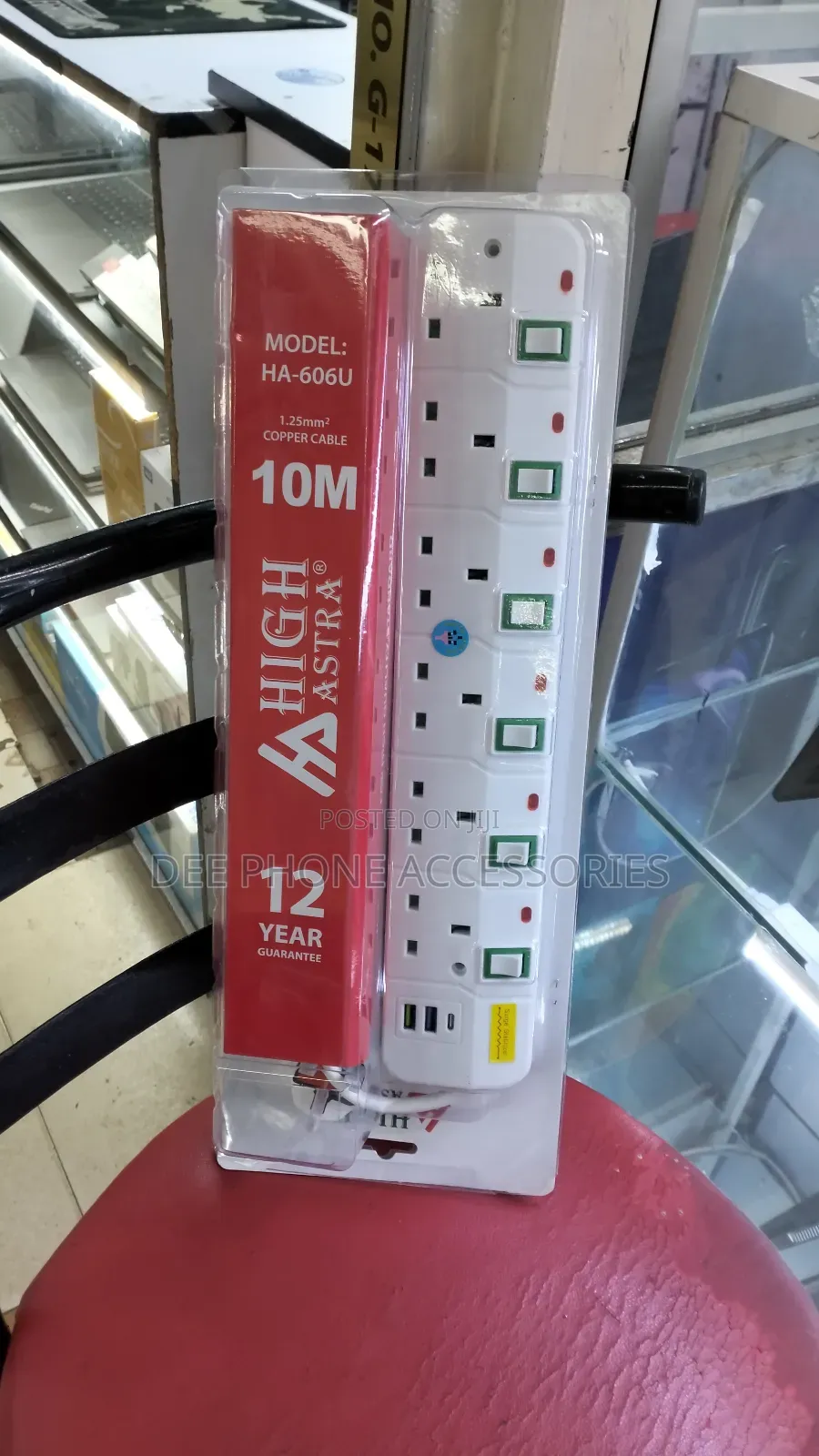 Astra 10m 6gang Ha606c Power Extension