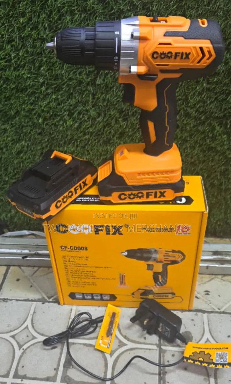 Powerful 20v Cordless Drill/Coofix Rechargable Drill