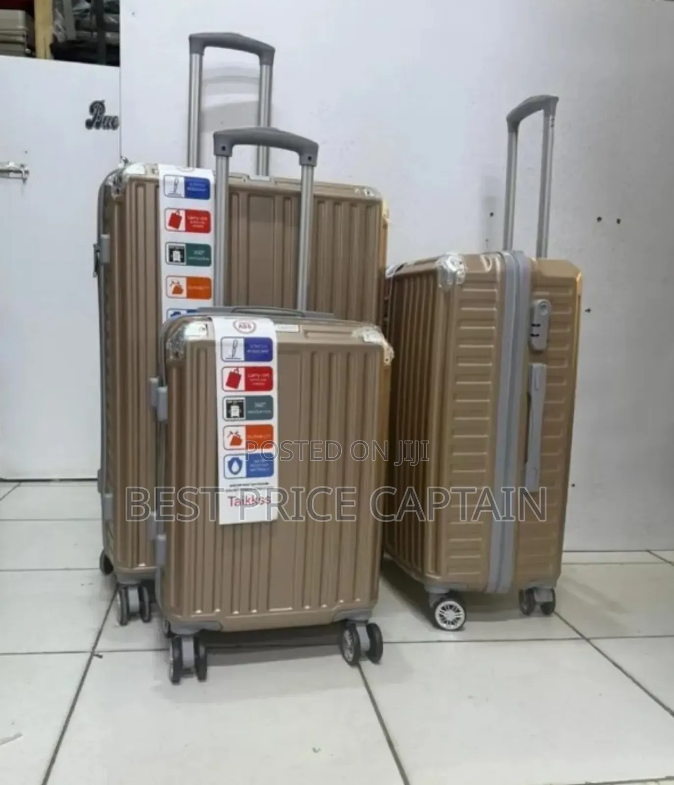 3 in 1 Fibre Laxurious Suitcase Briefcase Travel Bag