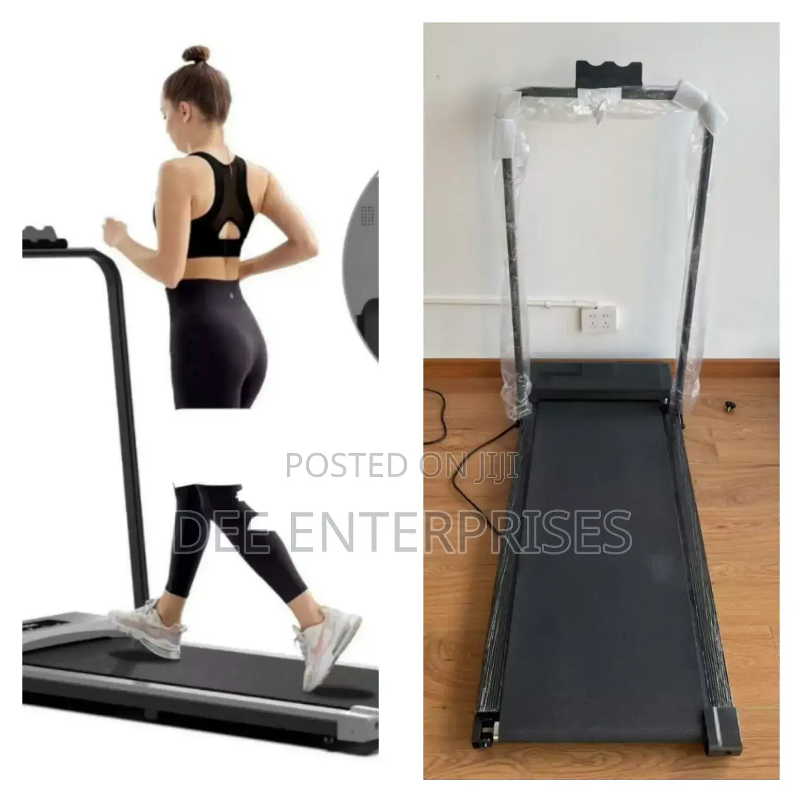 A 8-Speed Walking Pad/Treadmill With Foldable Handlebars