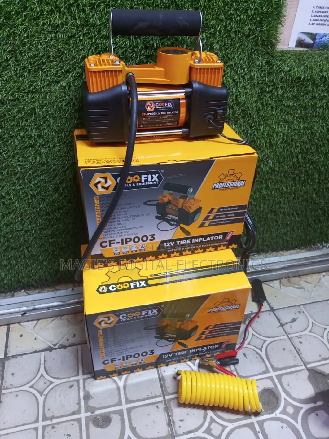 High Standard 300w Coofix Tire Inflator Pump