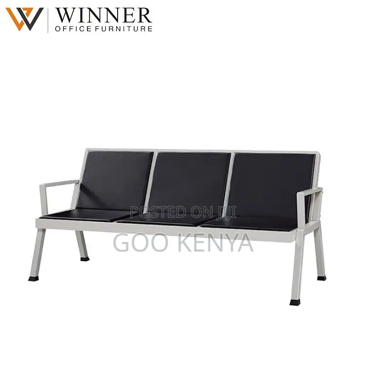 Office Chair ; 3 Seater Waiting Office Chair