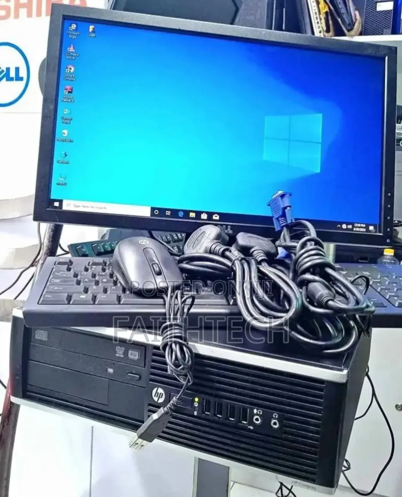 Desktop Computer HP EliteDesk 800 4GB Intel Core I5 HDD 500GB