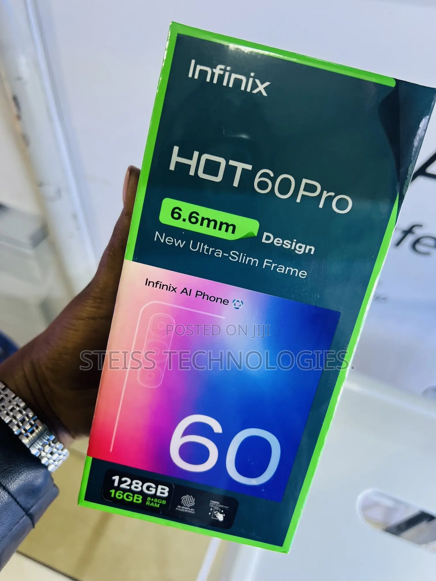 New Infinix Hot 60 128 GB Black