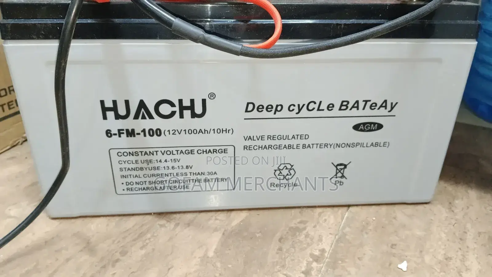 12v 100ah Agm/Gel Battery