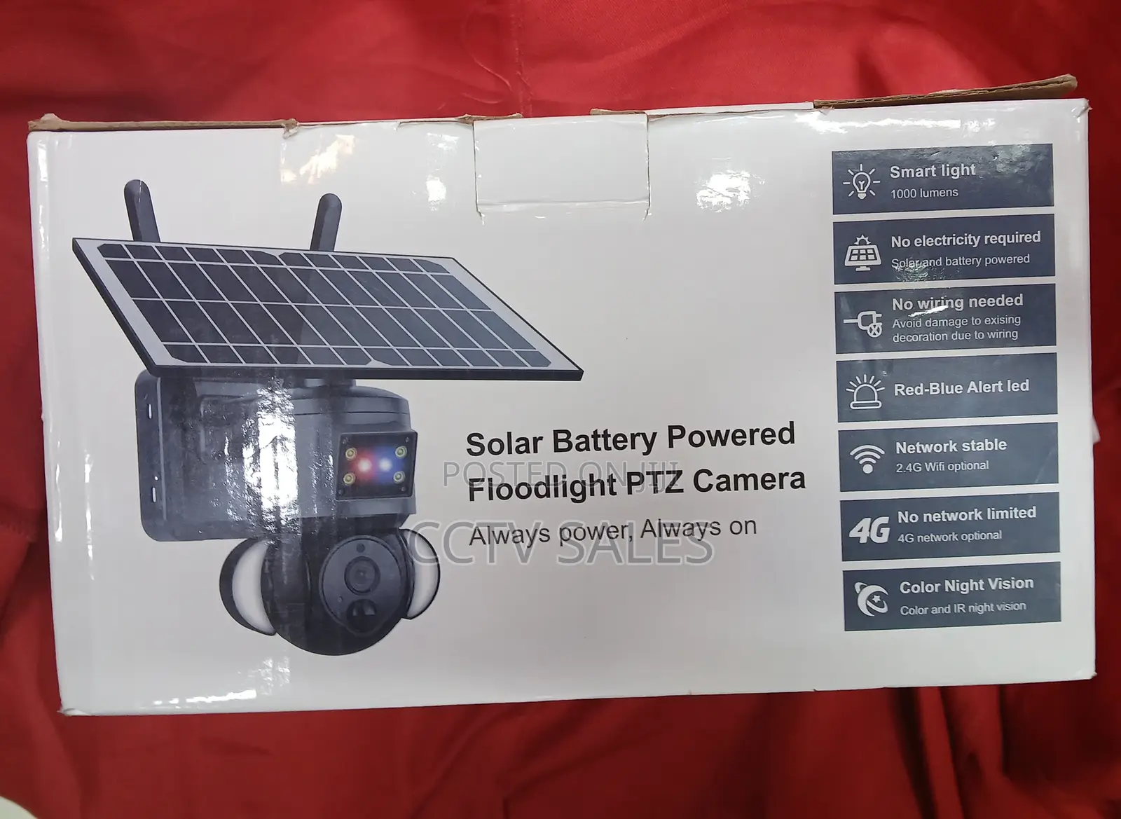 Wireless Waterproof Solar Camera With Audio