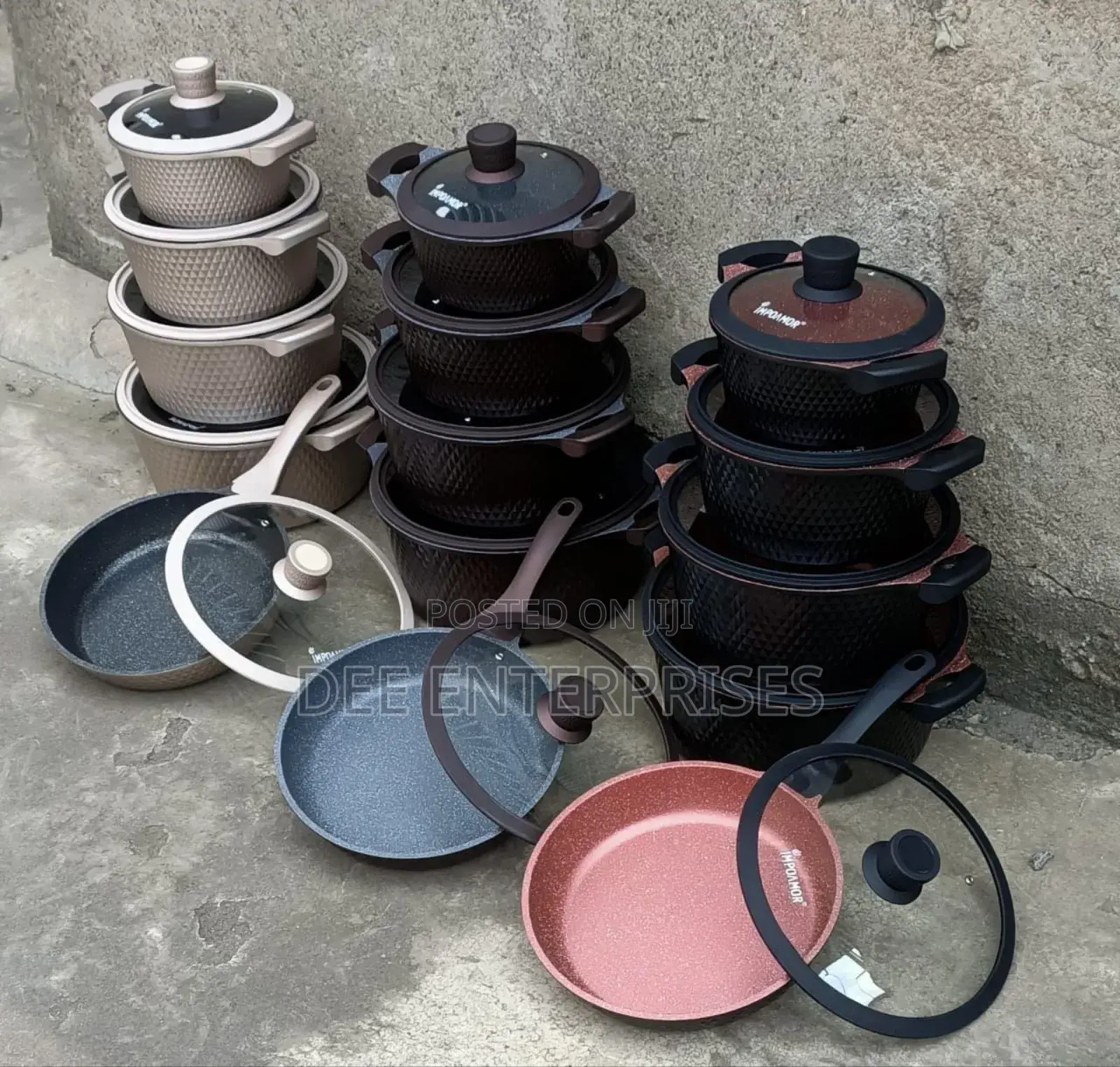 10pcs Tc Granite Cookware Set