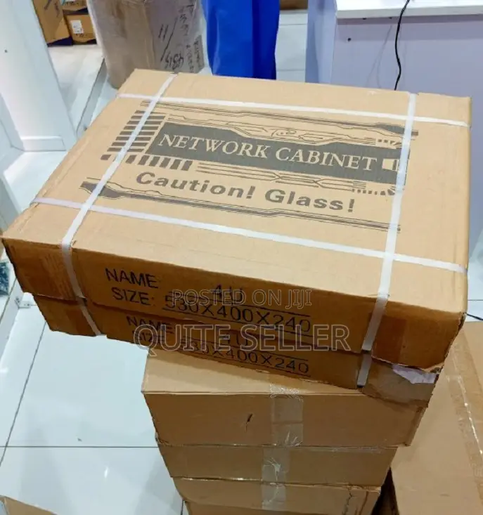 4u Wall Mounted Networkorking Cabinet Glass Door