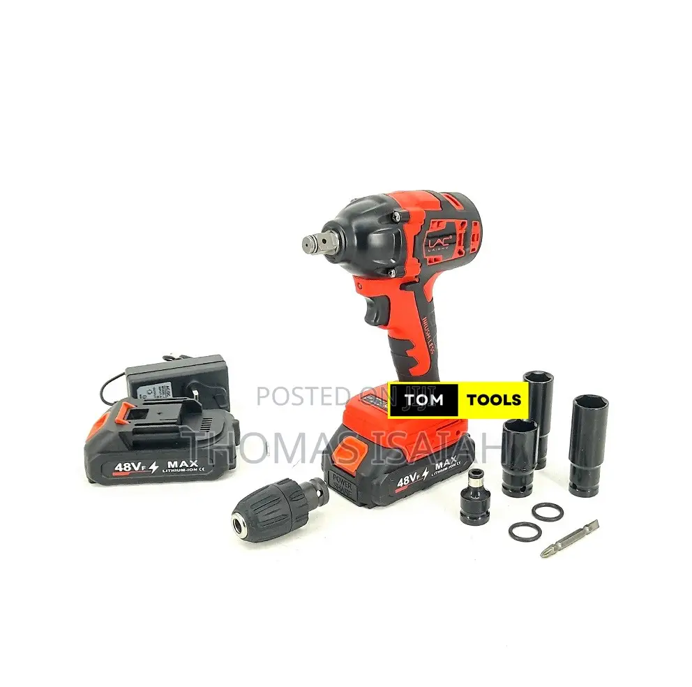 310nm Brushless 1⁄2 Inch Cordless Impact Wrench Drill Chuck Adapter