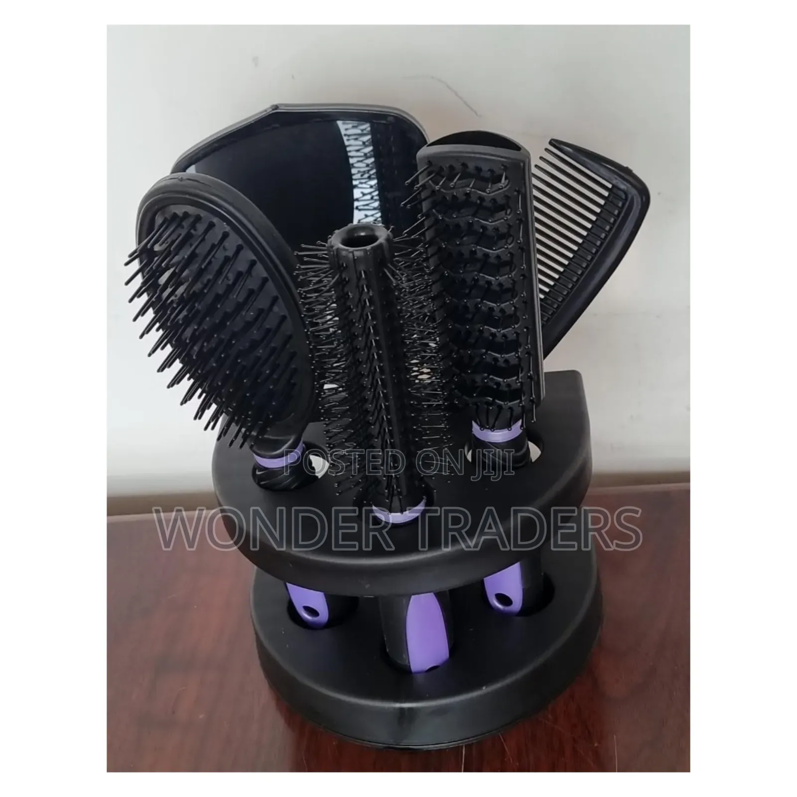 6in1 Hair Combs Set in Stand