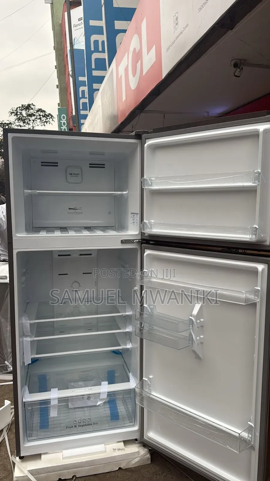 Hisense 424 Liters Fridge No Frost Double Door Silver Latest Model