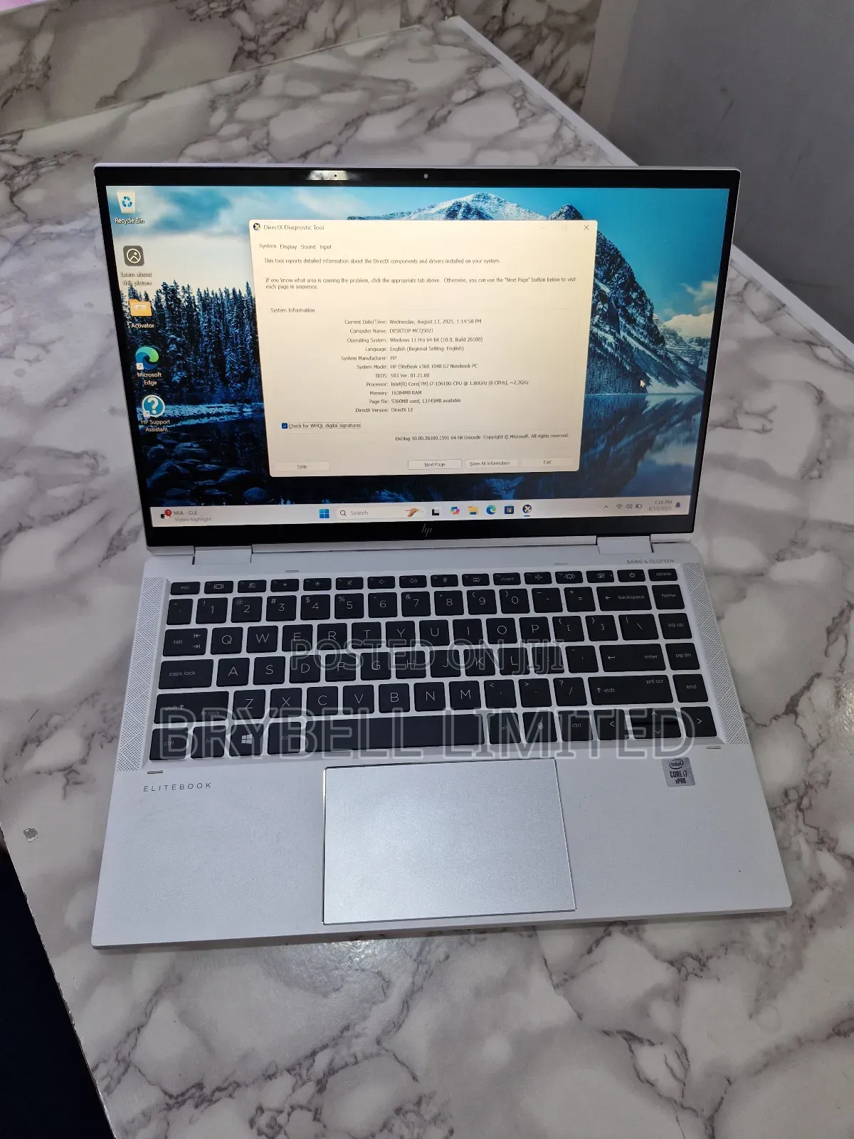 Laptop HP EliteBook X360 1040 G7 16GB Intel Core I7 SSD 512GB