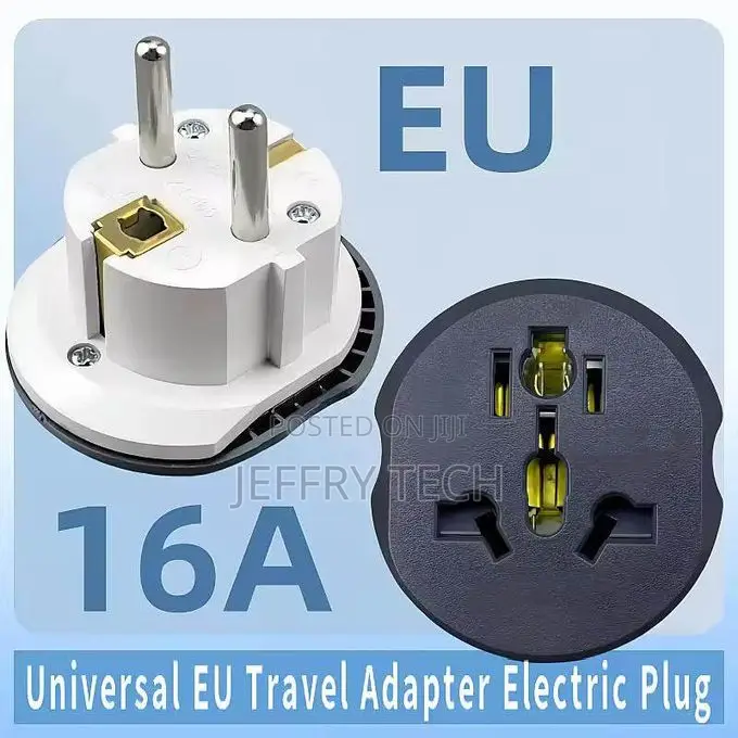 Universal Eu Plug European Travel Wall Power Adapter Outlet