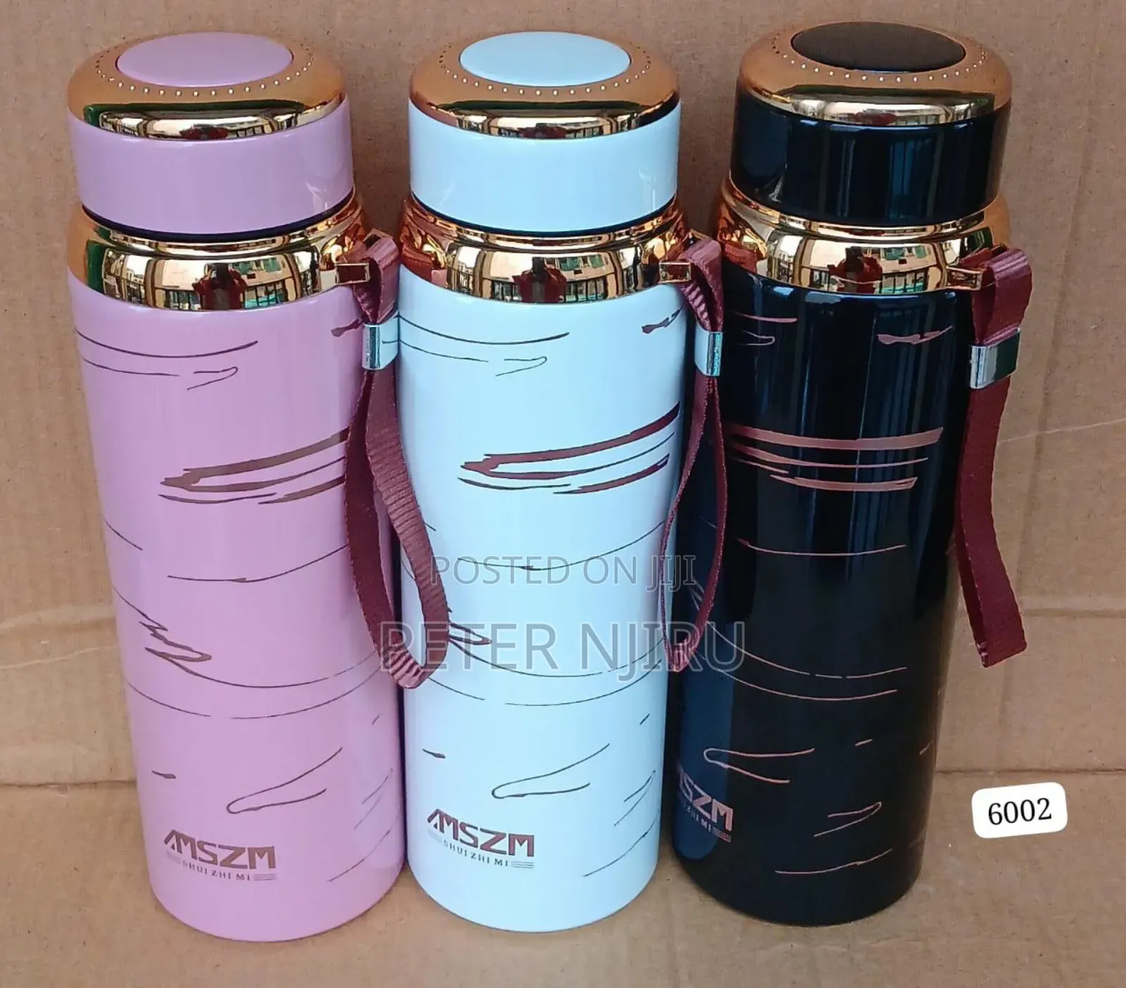 Marble Vacuum Bottle 600 Ml