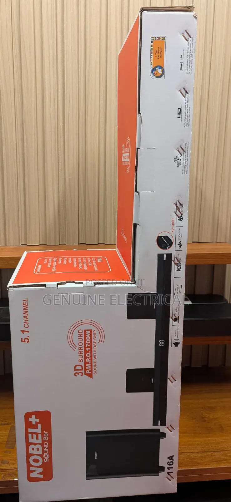 Powerful Nobel 5.1ch Soundbar
