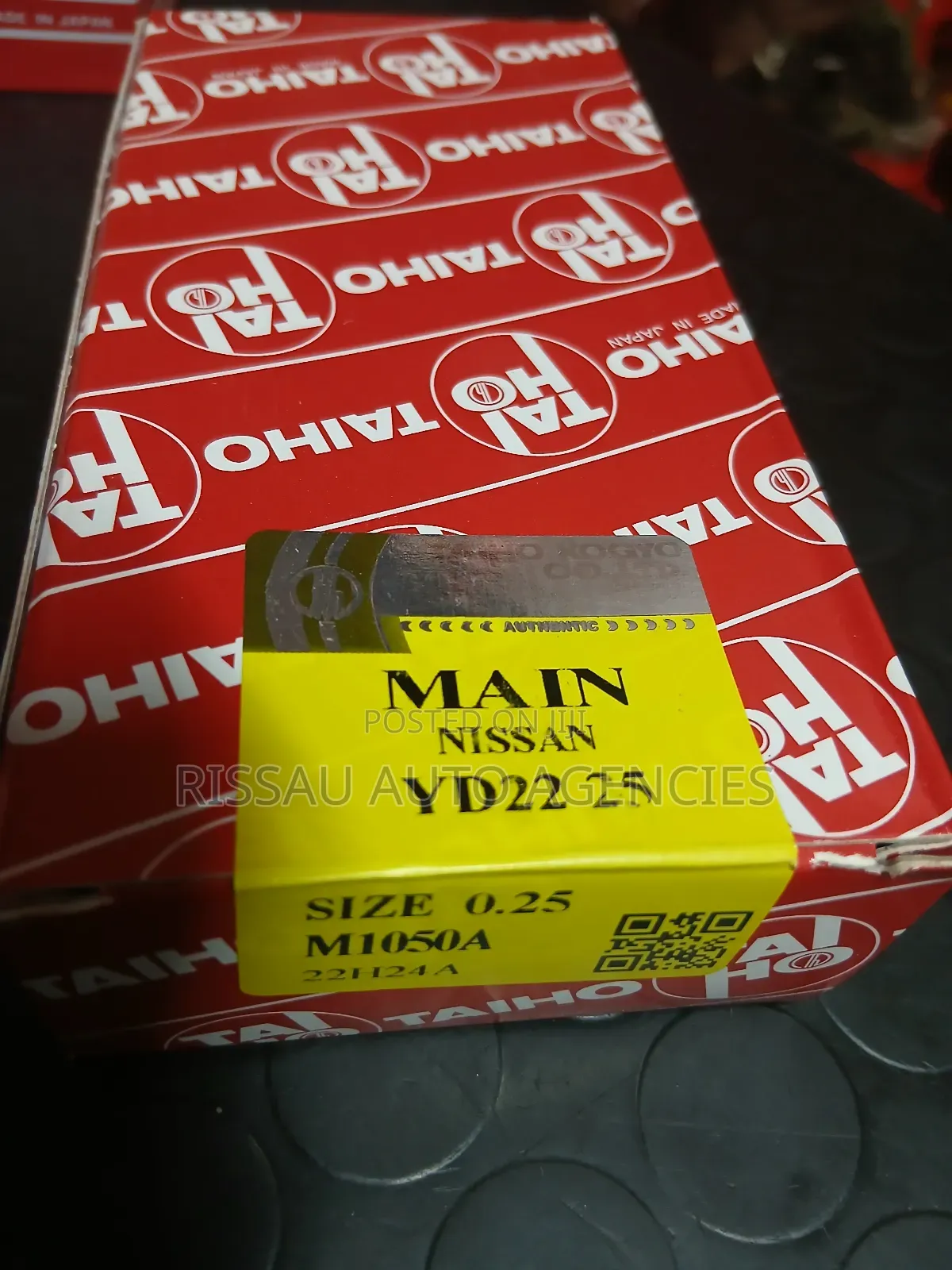 Nissan Navara/Murano Yd22/Yd25 Engine 0.25 Size Main Bearing.
