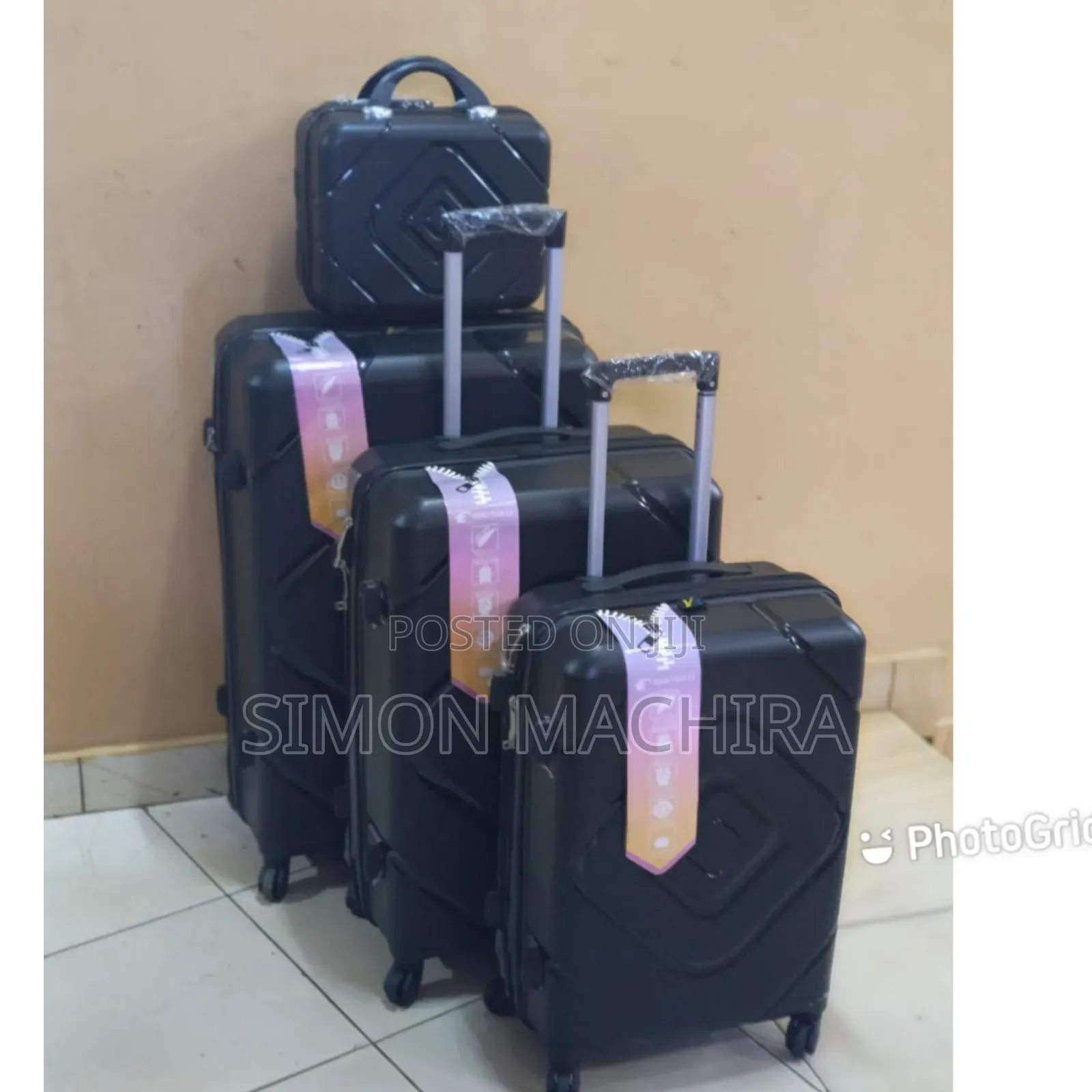Fashion 4 In1 Rubber Suitcase. Unbreakable Rubber