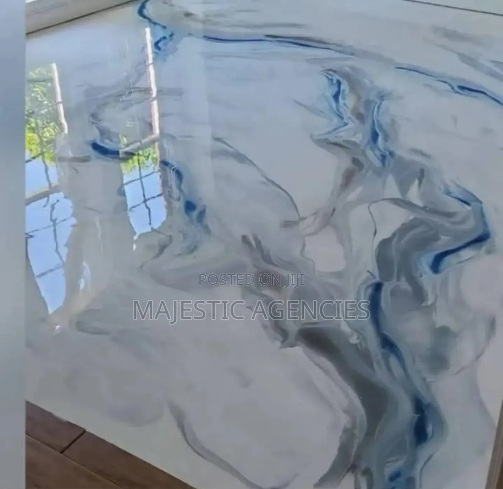 Marble Epoxy Flooring for Residential Houses