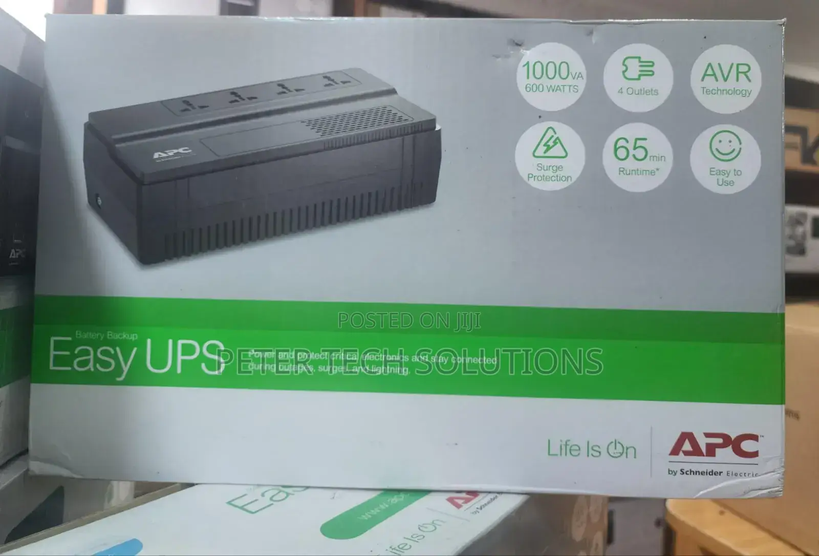 Apc Easy Ups Bv 1000va, Avr, Universal Outlet, 230v