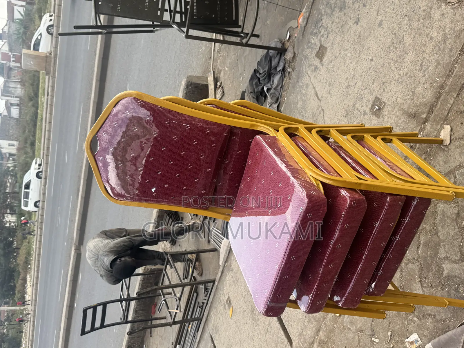 Red Conference Polythene Chairs