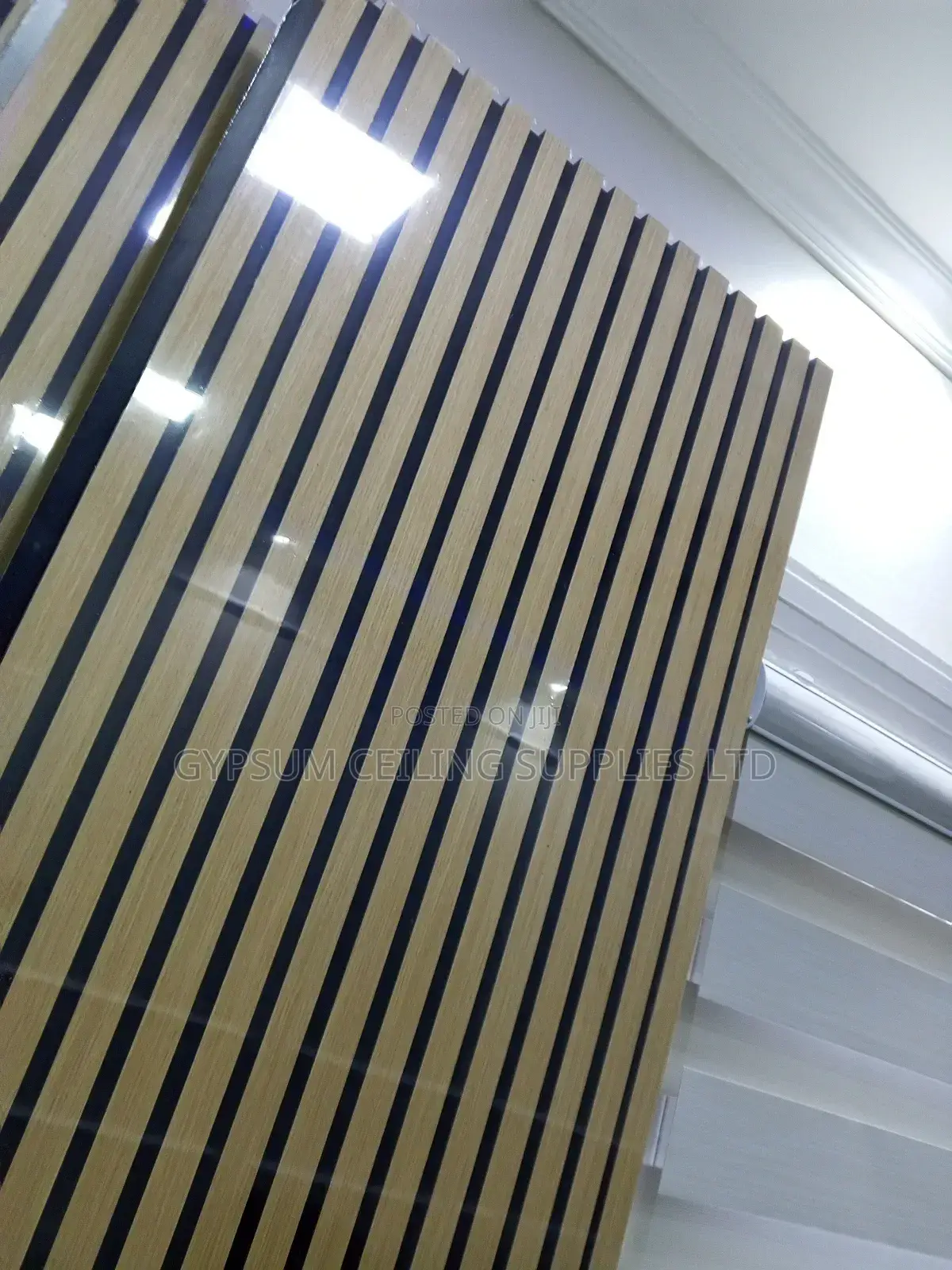 Acoustic Wood Slat Panel 0.6mx2.4m