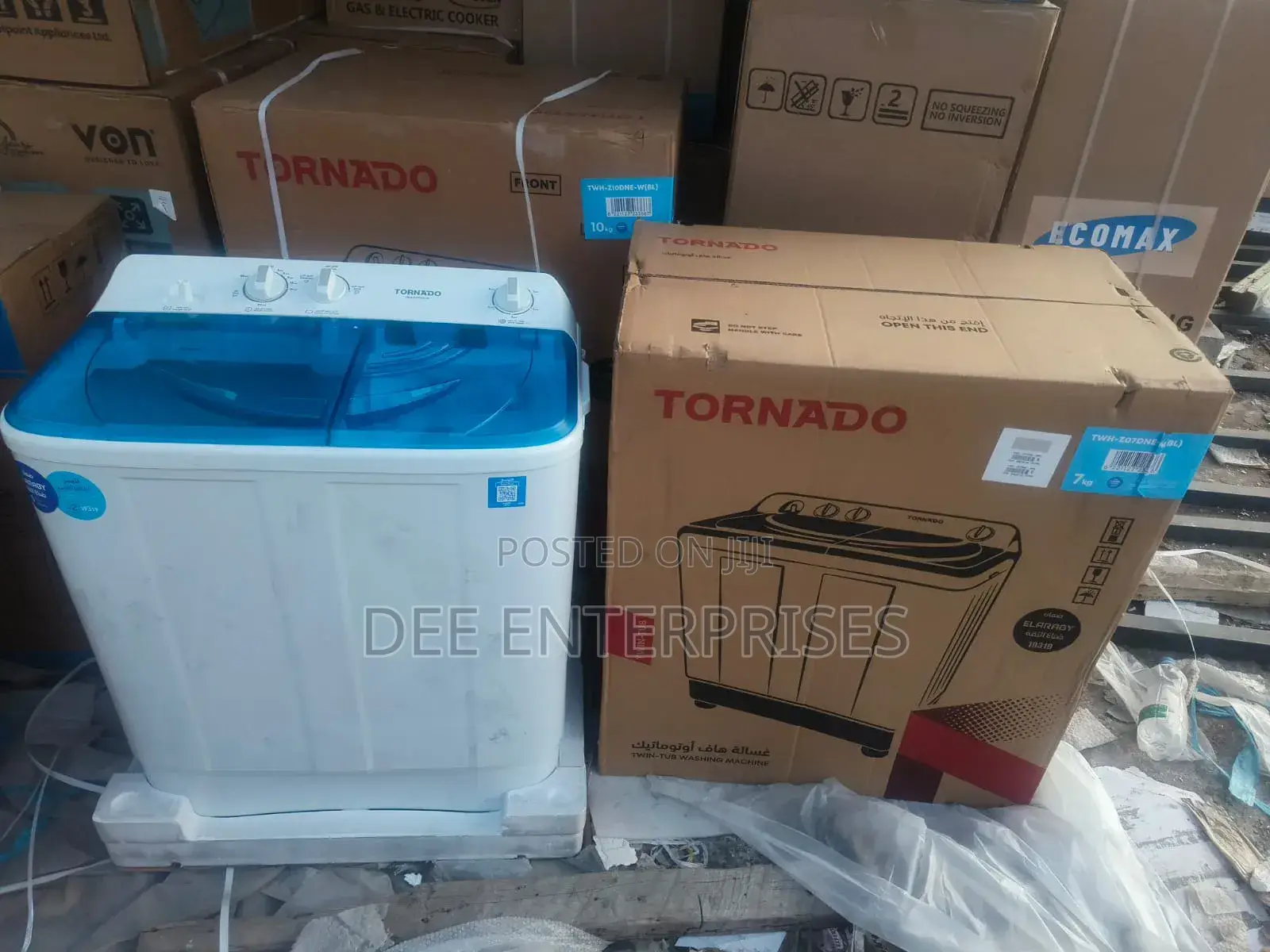 12kgs Tornado Twin Tub Washing Machine