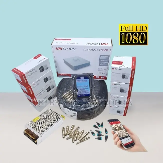 Inexpensive 8 Hikvision 1080p Full Hd CCTV Cameras Complete Kit