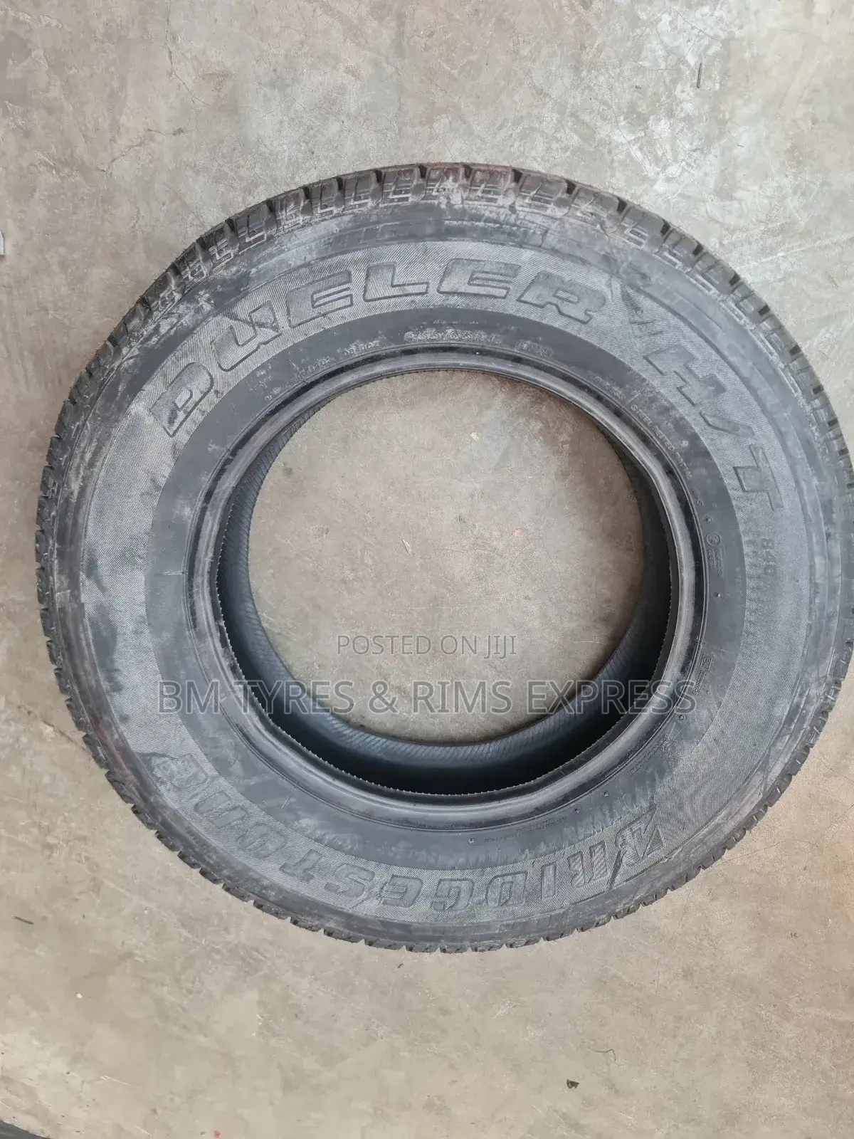 265 /65 R17 Bringstone Tyres (Highway Terrrain) Japan.