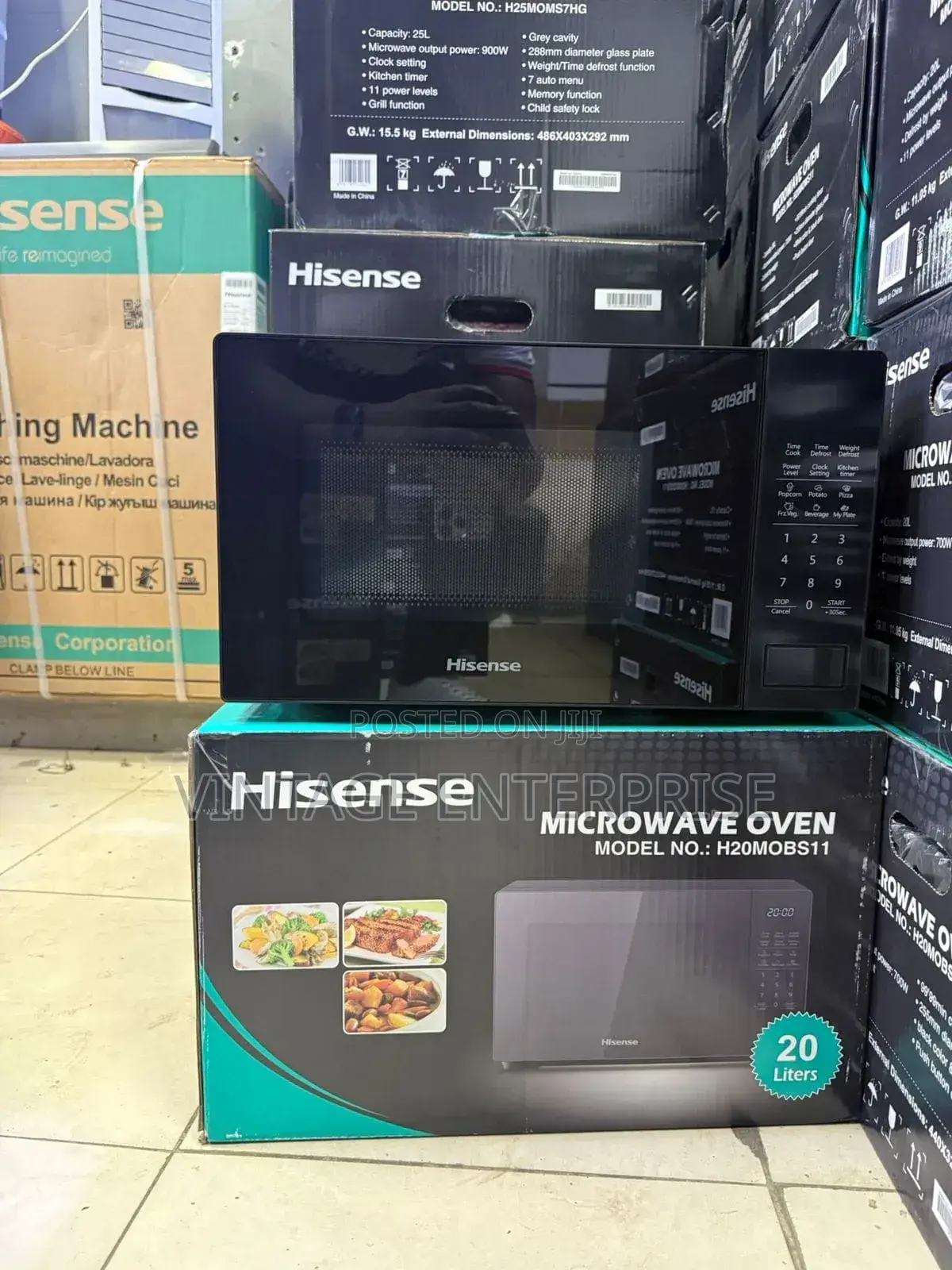 Hisense 20l Digital Microwave Black