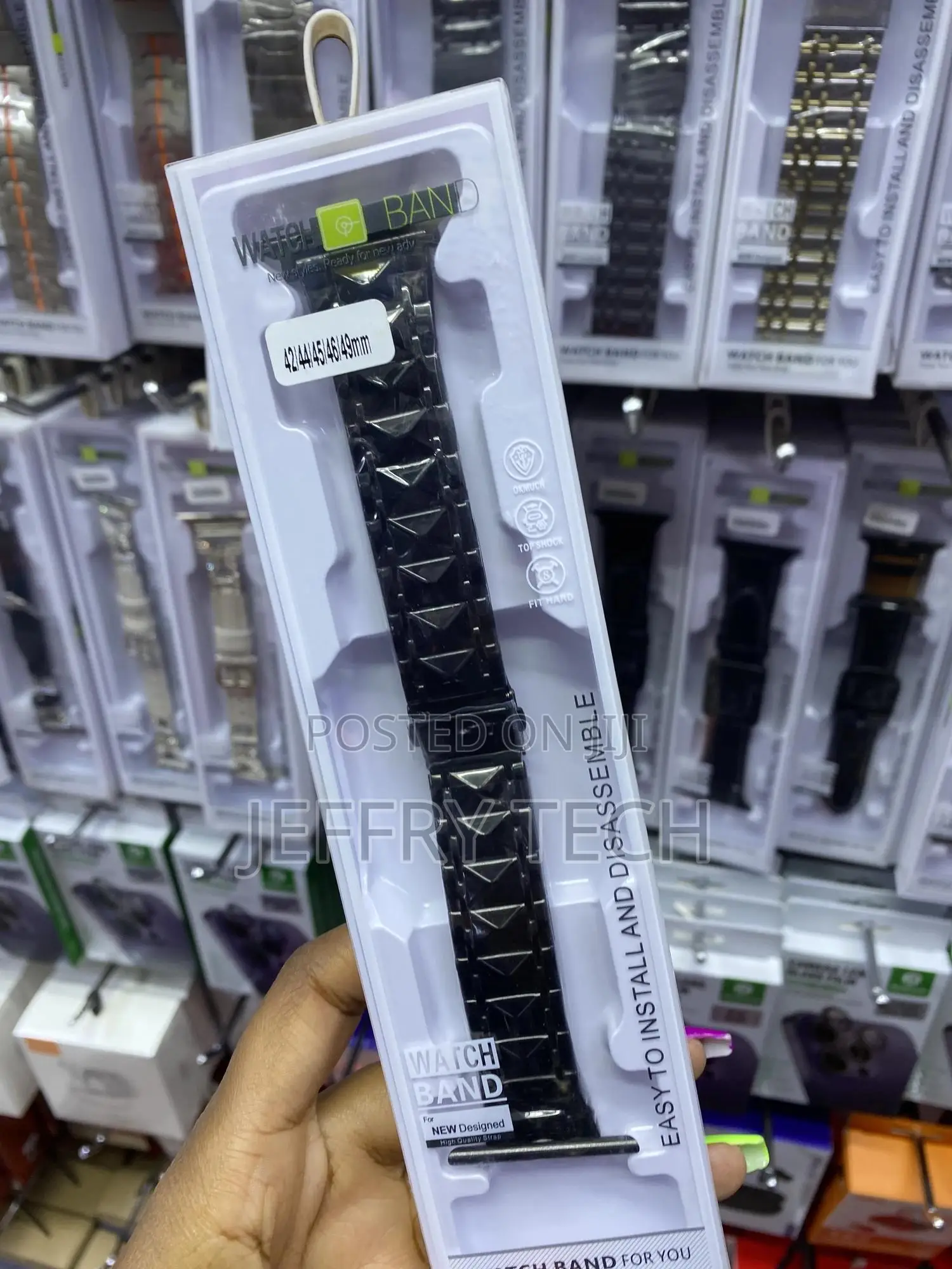Tasikar Stainless Steel Metal Bracelet Apple Watch Band 42 44 45 49mm