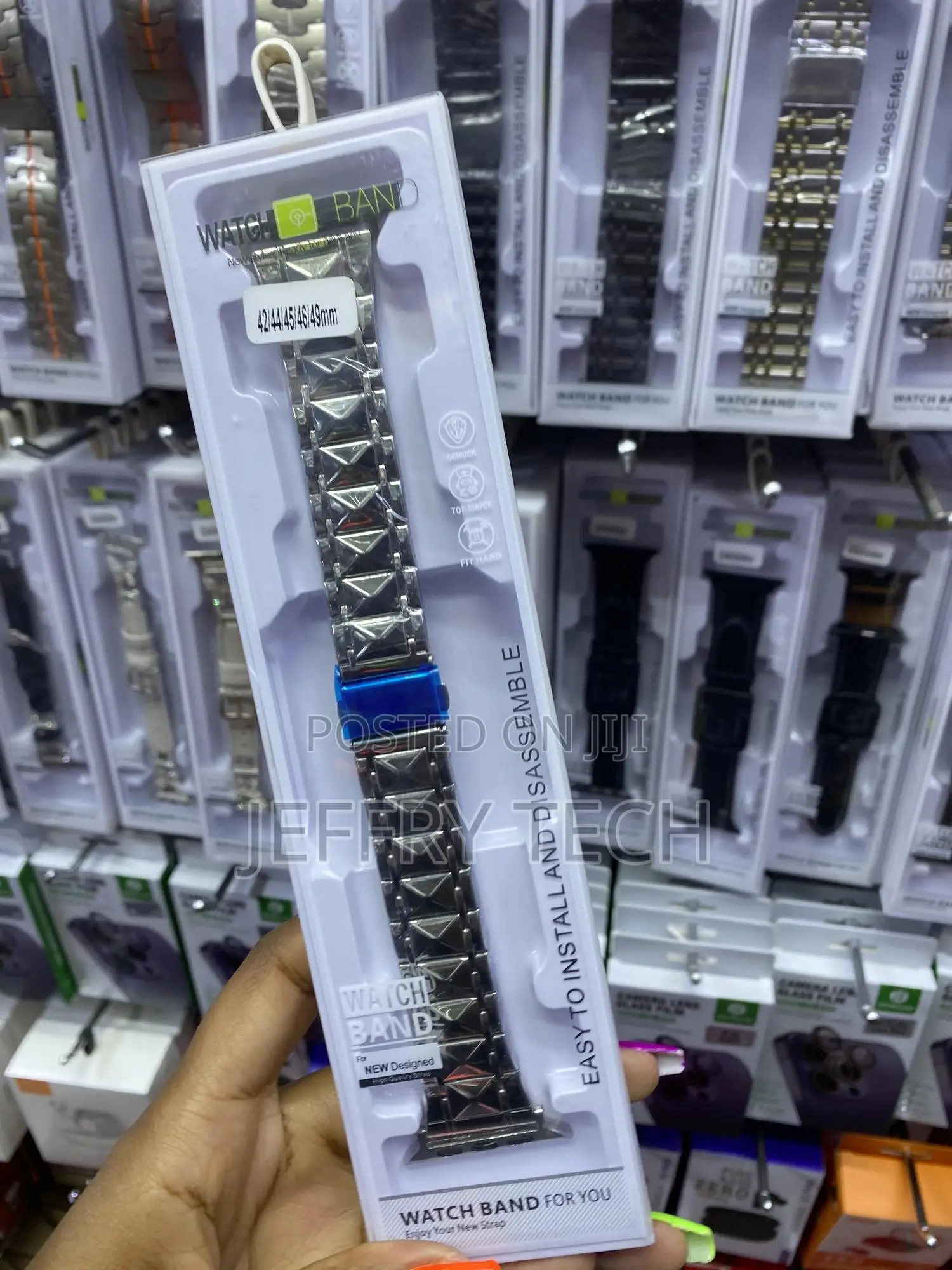 Tessr Stainless Steel Metal Bracelet Apple Watch Band 42 44 45 49mm