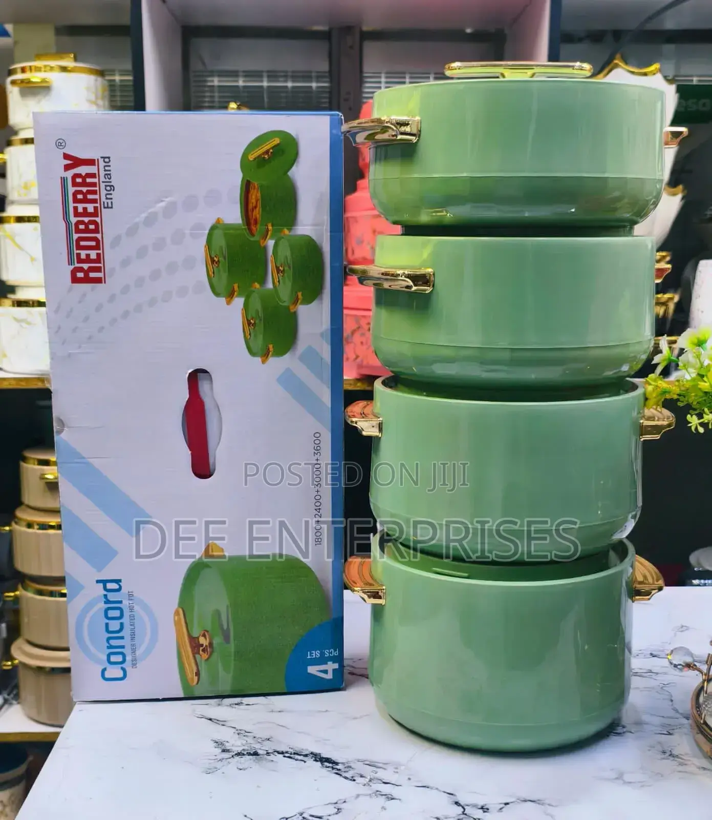 4pcs Concord Insulated Hotpots