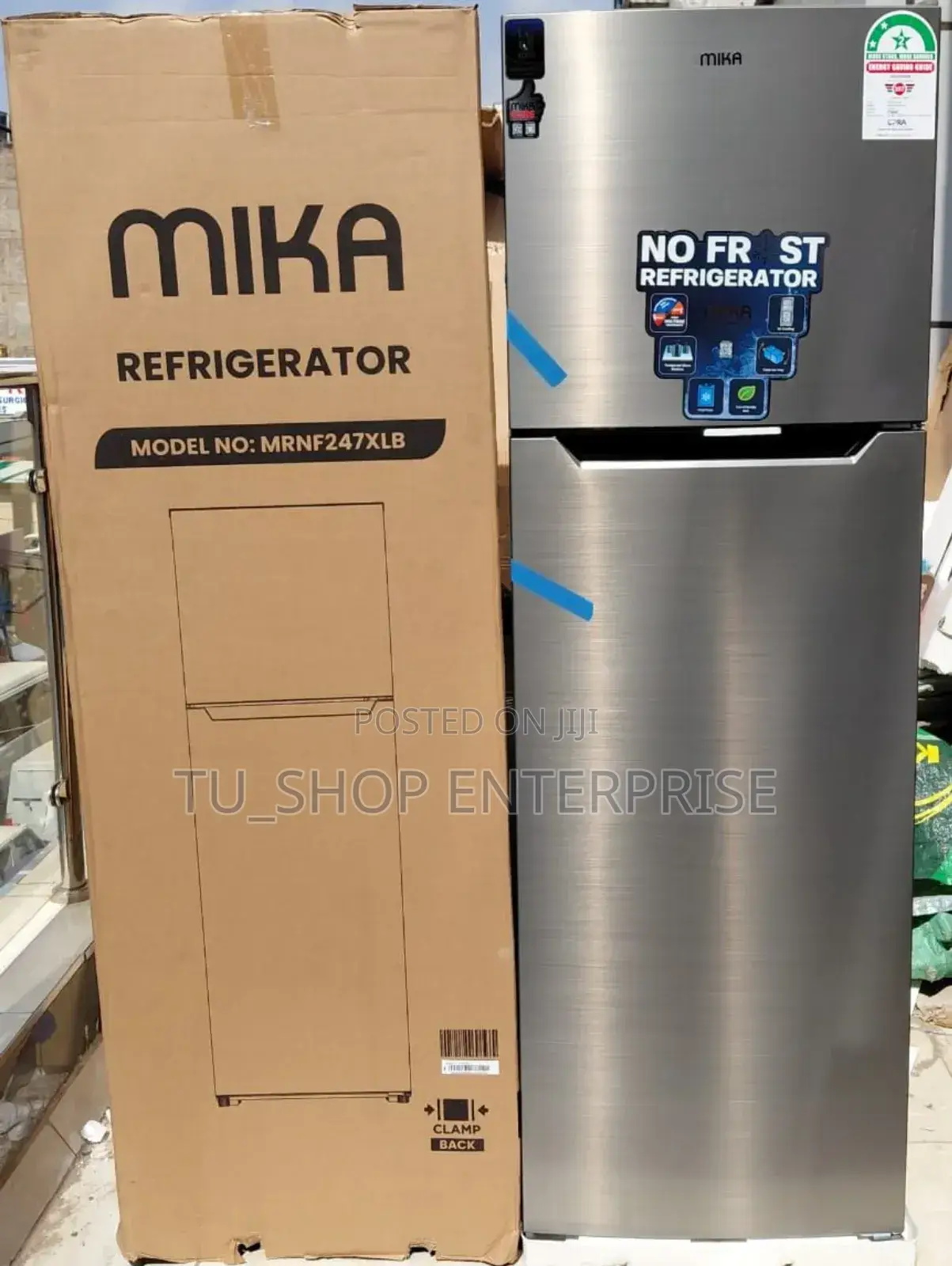 Freezer! 247 Litres Mika Fridge Double Door Top Mount No Fro