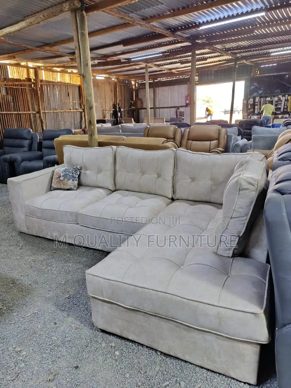 Classic Elegance L Shaped Sofa