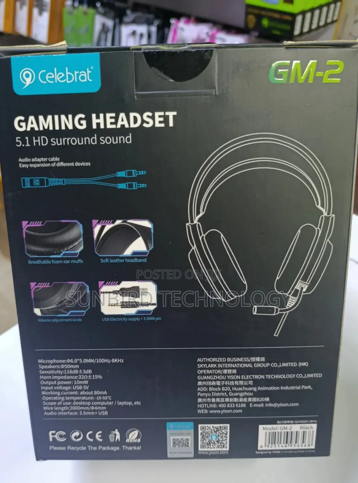 Celebrat Gm-2 5.1 Hd Surround Sound