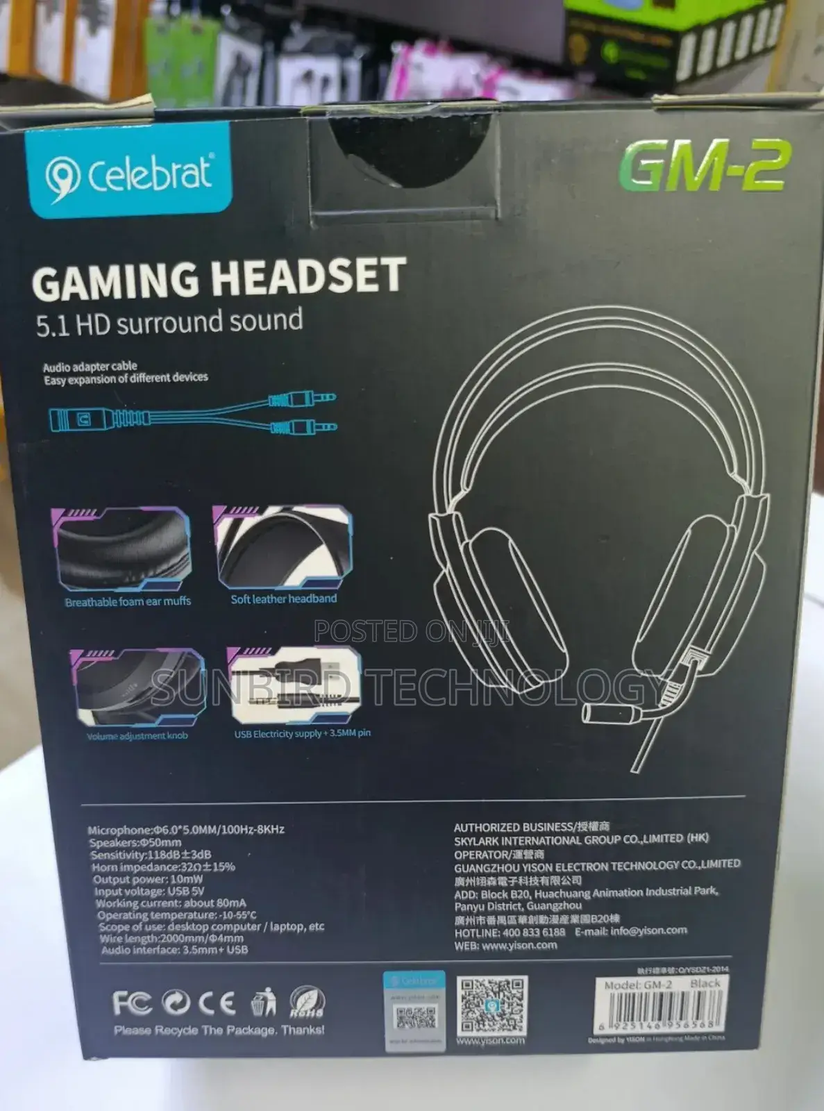 Celebrat Gm-2 5.1 Hd Surround Sound