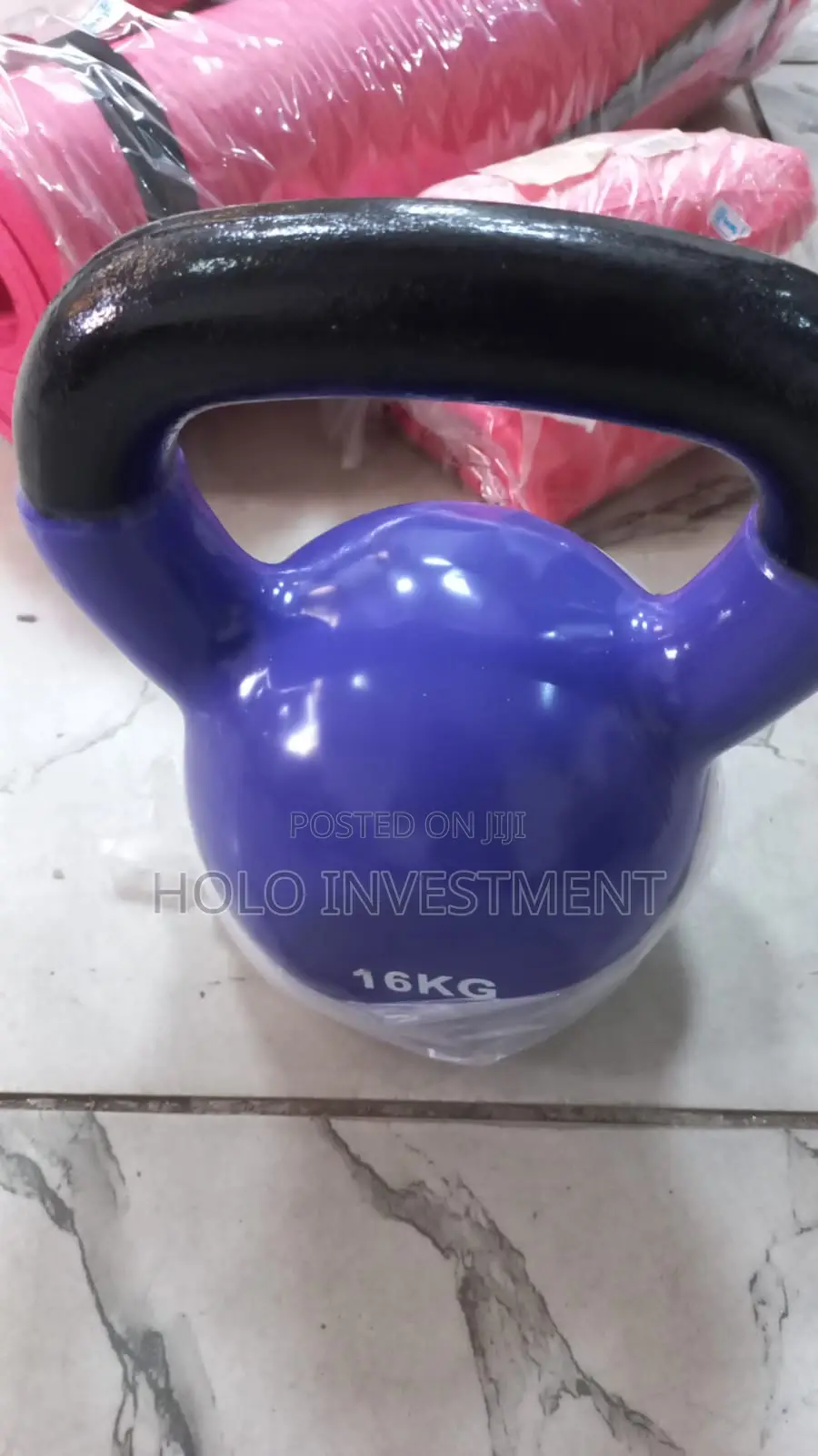16kg Vinyl Coated Kettle Bell