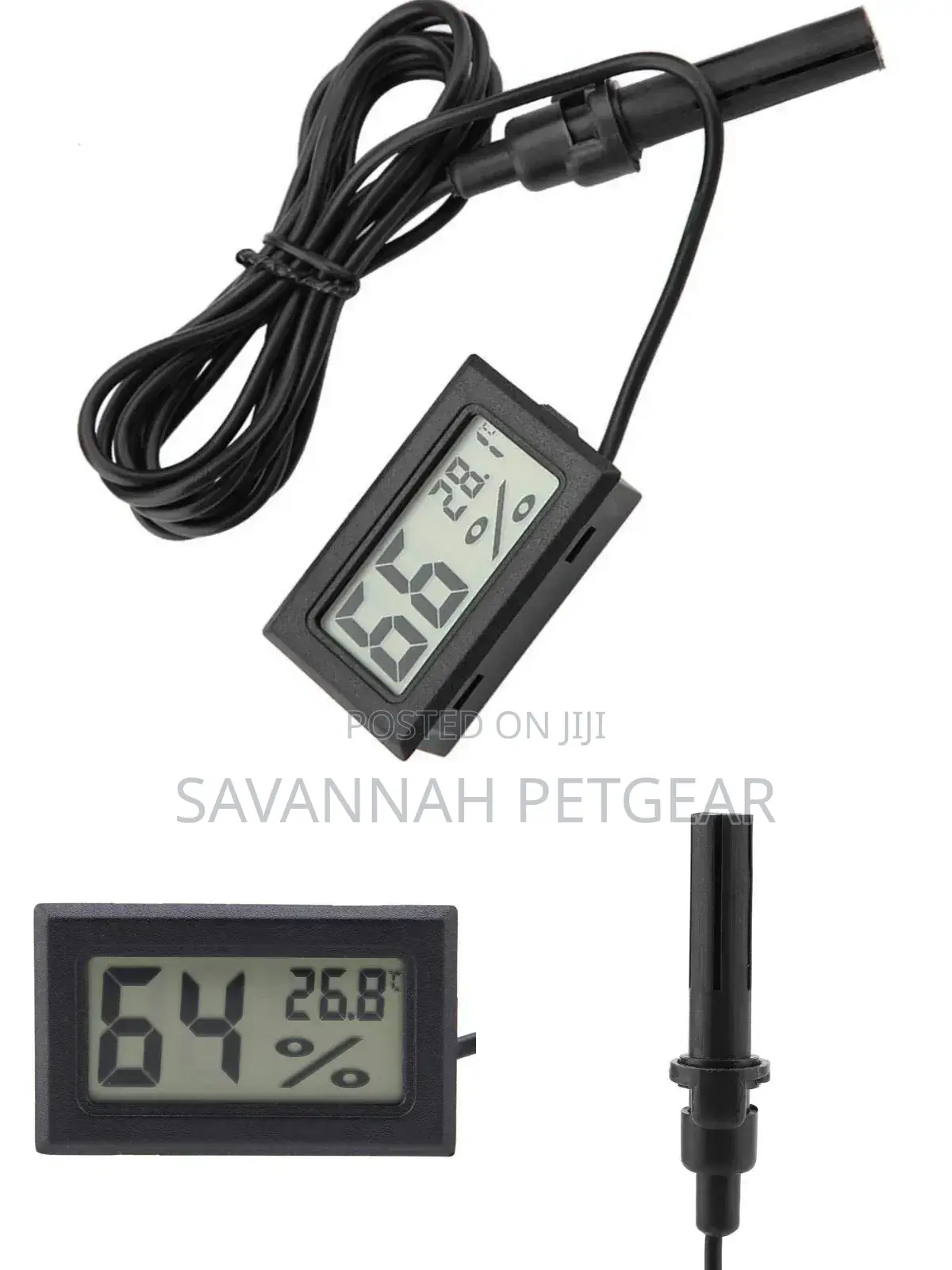 Mini LCD Digital Thermometer Hygrometer With an External Probe