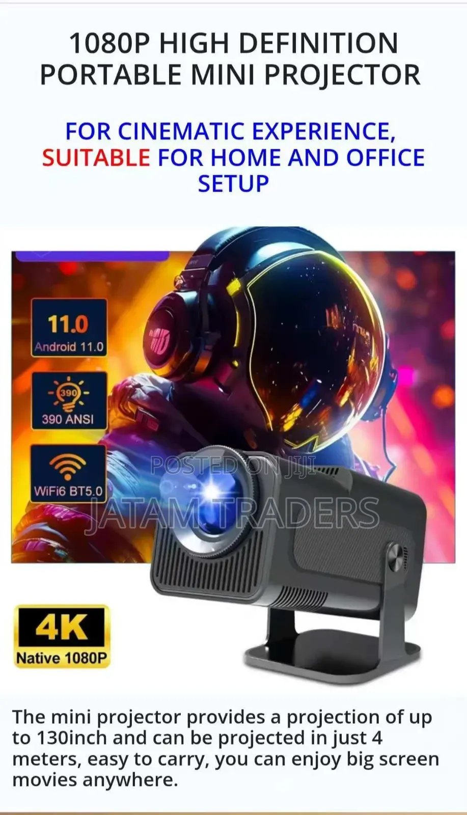 Y320 Projector With High Resolution