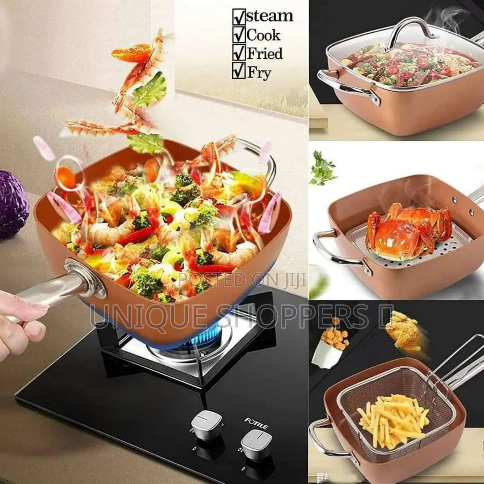 _Long Handle Copper Pan_*