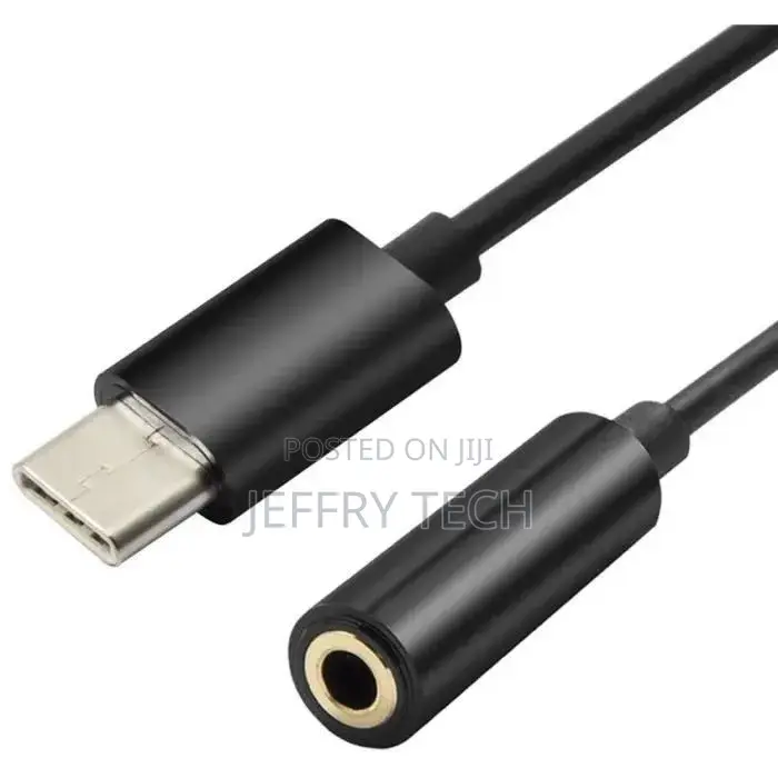 Usb Type-C to 3.5mm Female Jack Adapter Cable for Samsung Ga