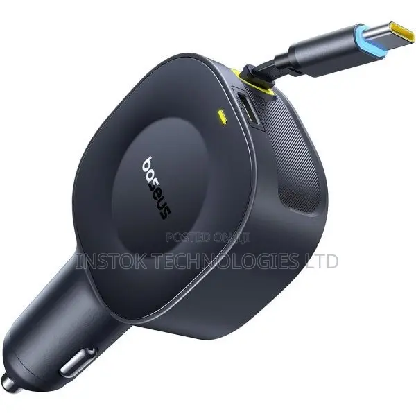 Baseus Primetrip Vr2 Car Charger 60w With Retractable Cable