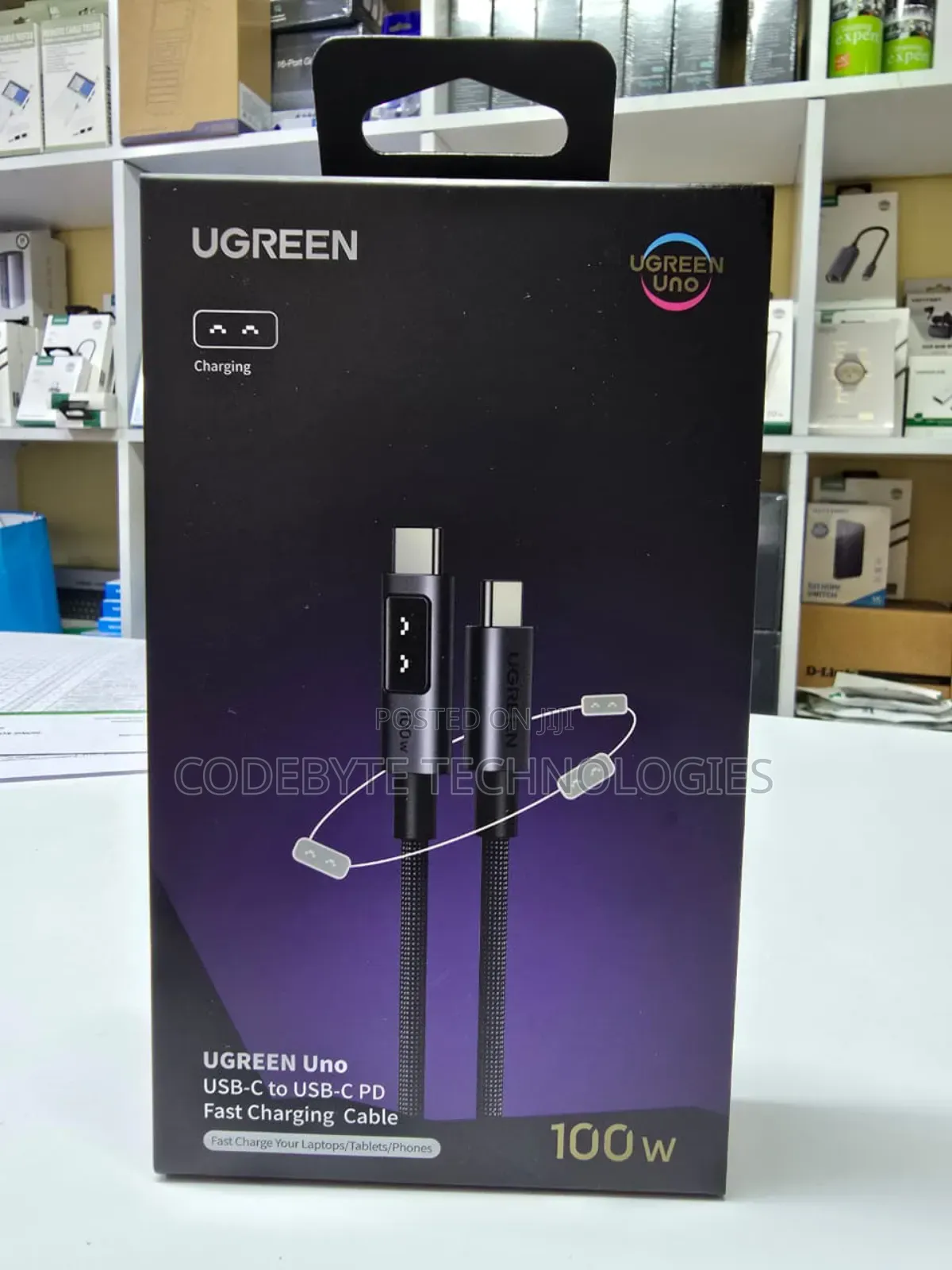 Ugreen Uno Usb-C to Usb-C Pd Fast Charging Cable 3 Metre