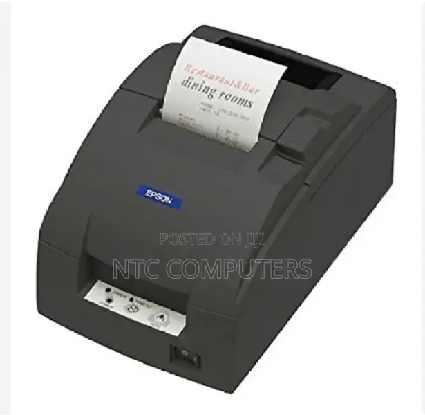 Epson Tm-U220b Dot Matrix Receipt Printer, Usb, Cutter, Black