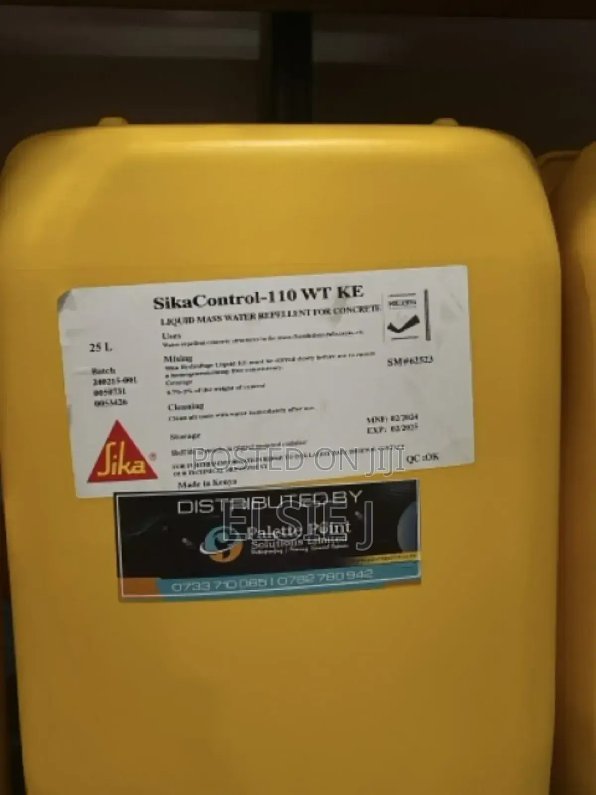 25 Litres Sika Control – Durable Concrete Crack Prevention Solution