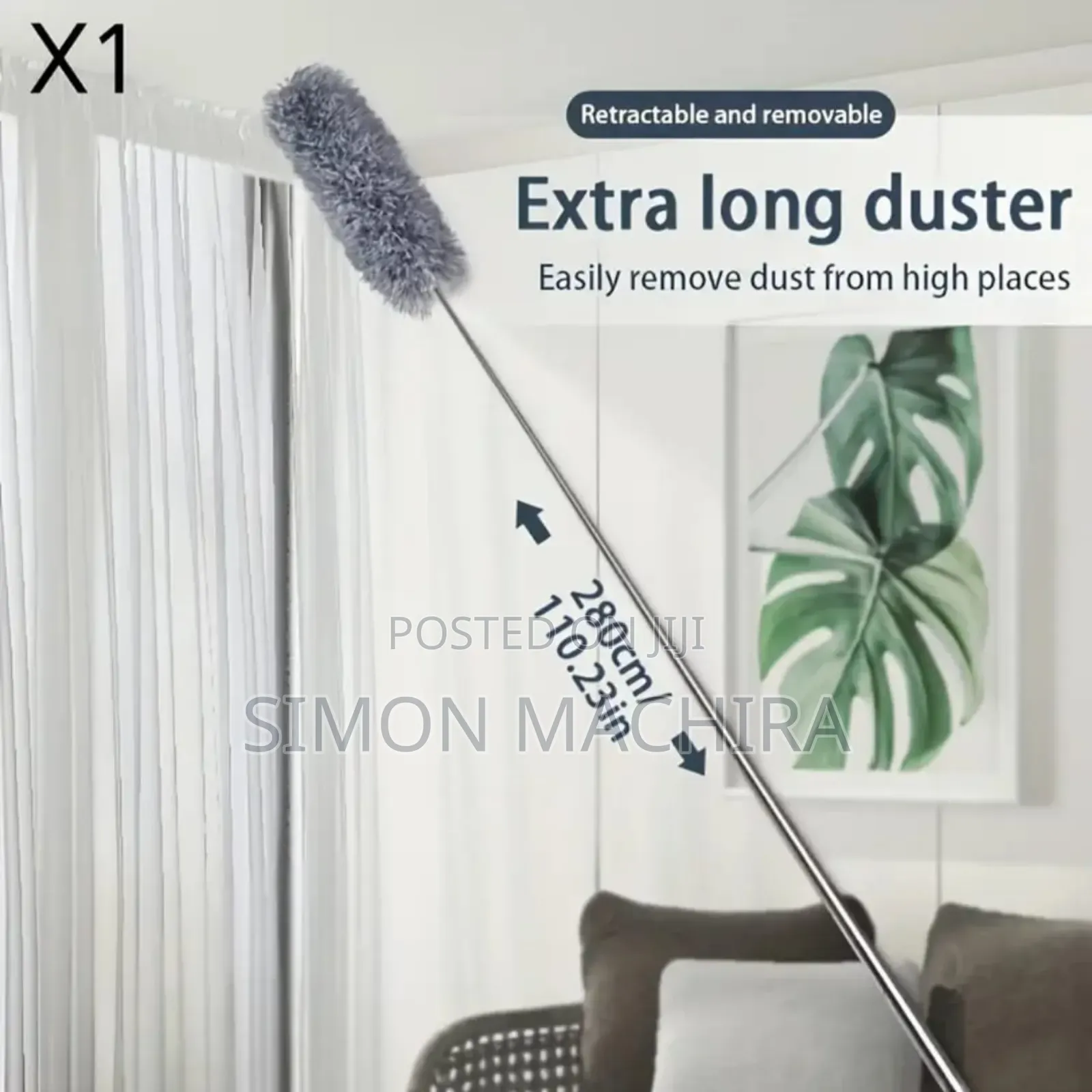 Extra Long Microfiber Bendable Duster
