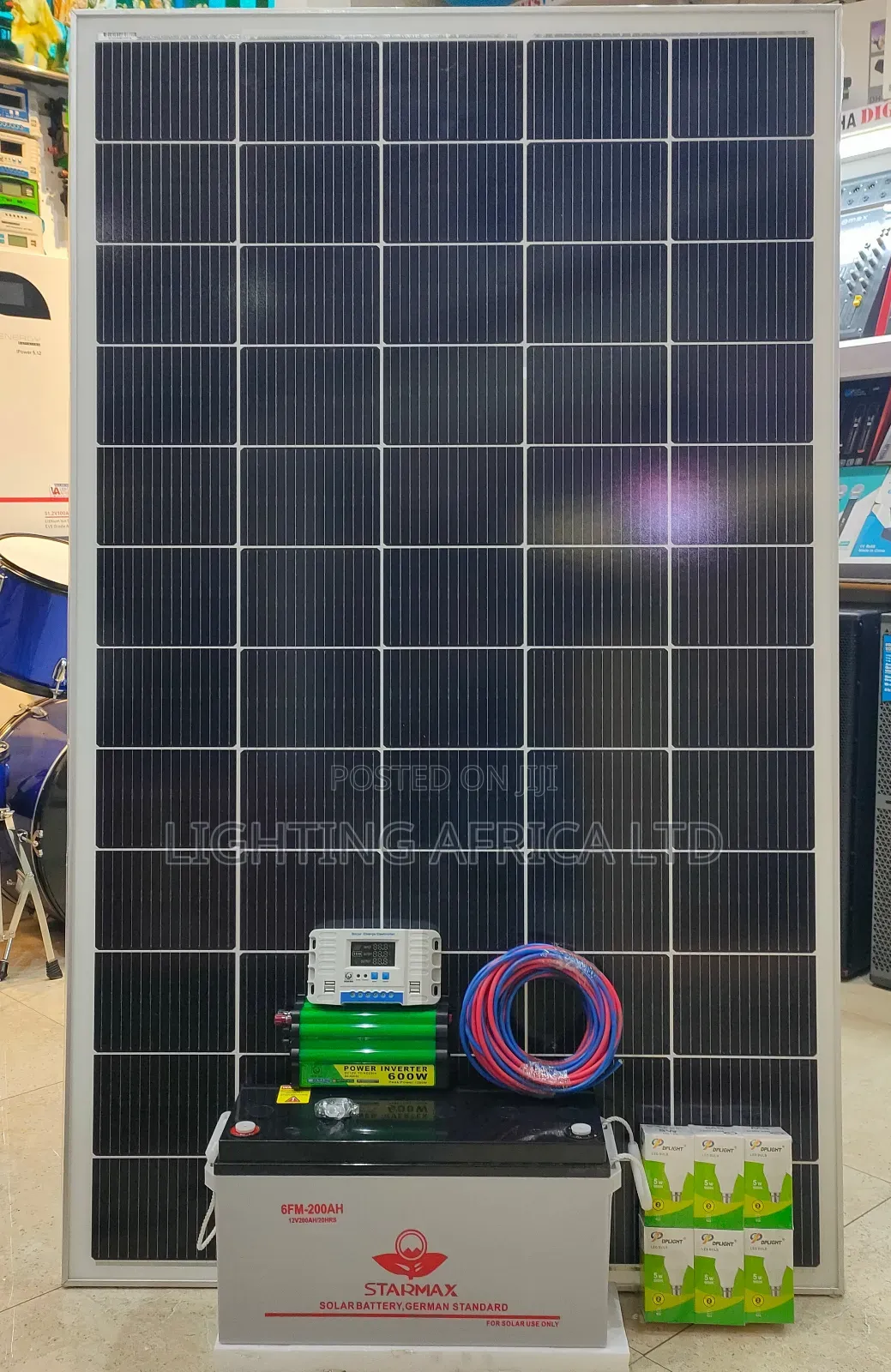 470w Solar System - 470w Solar - 200ah Battery - 200ah Battery - 40a