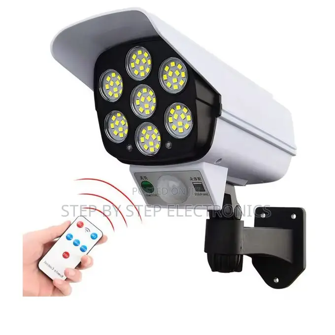 Dummy Fake CCTV Camera Motion Sensor Activated Solar Light