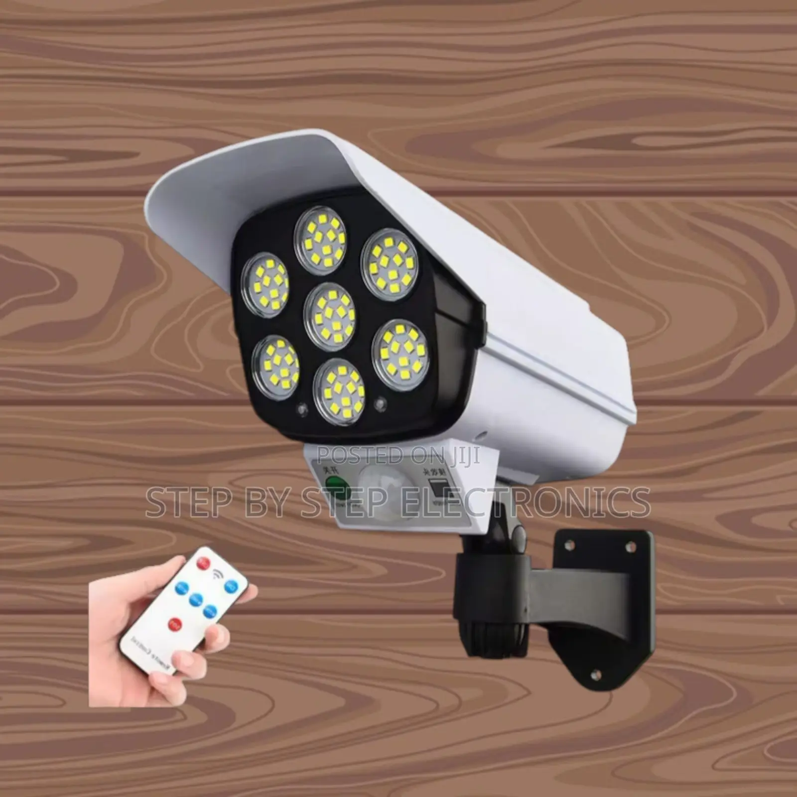 2 in 1 Dummy Fake CCTV Camera Motion Sensor Solar Light